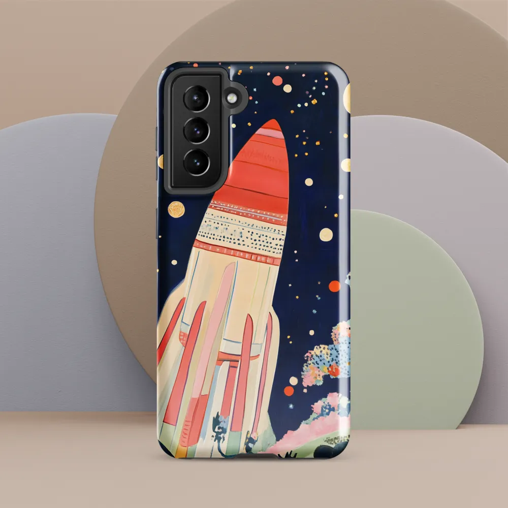 Cosmic Dreams: The Rocket's Journey