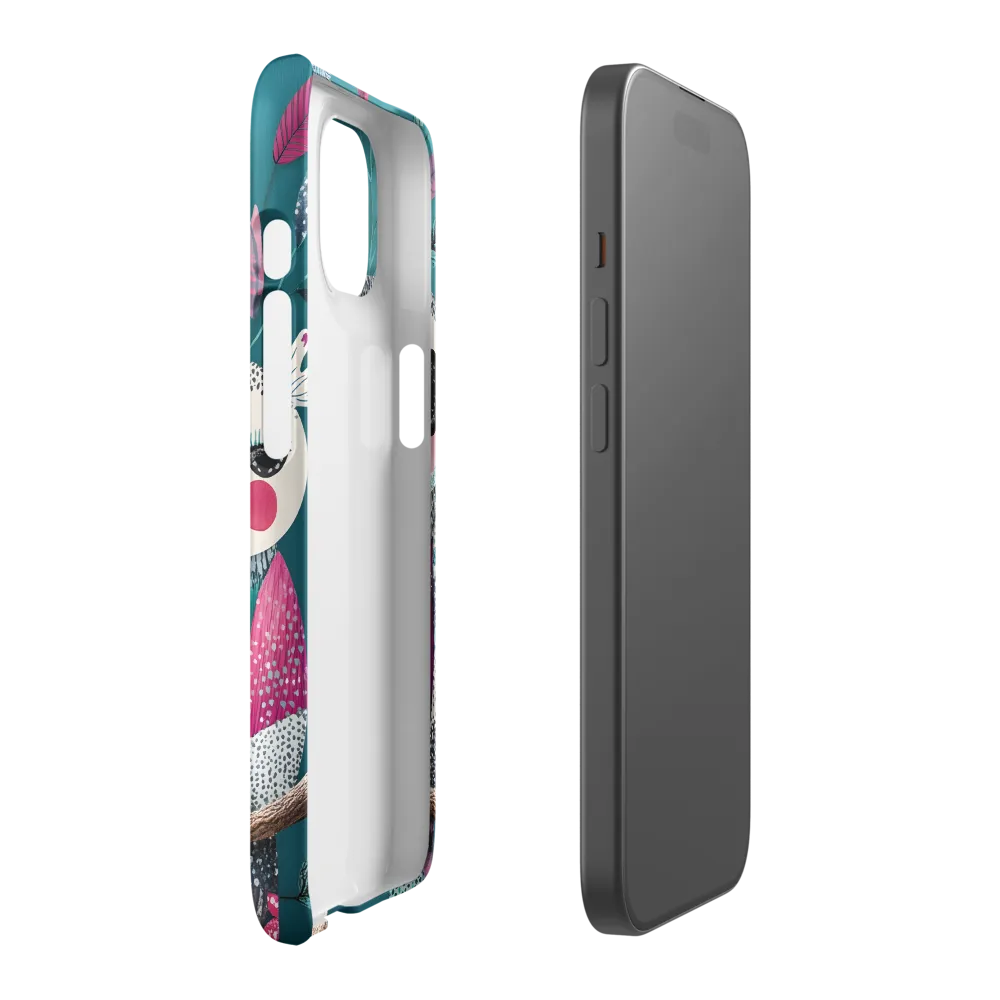 Whimsical Duo: A Celebration of Nature and Color | Phone Case |  15 | Snap Case | Matte