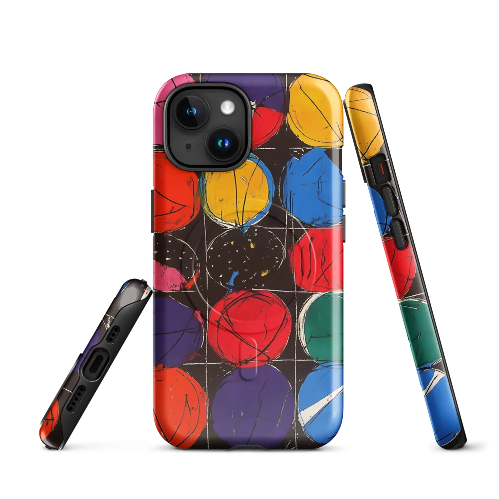 Colorful Circles in Abstract Harmony
