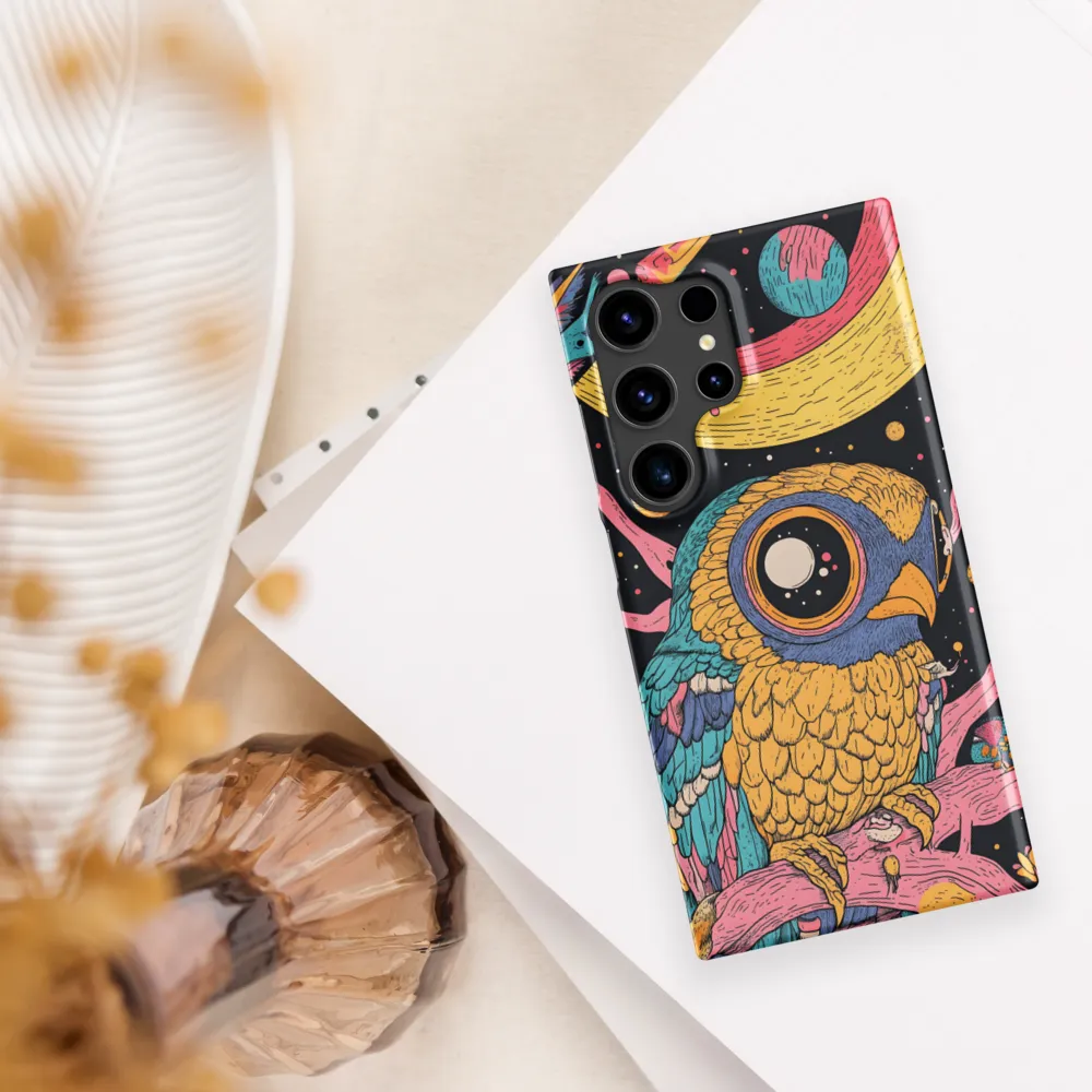 Whimsical Cosmic Owl | Phone Case |  S24 Ultra | Snap Case | Matte