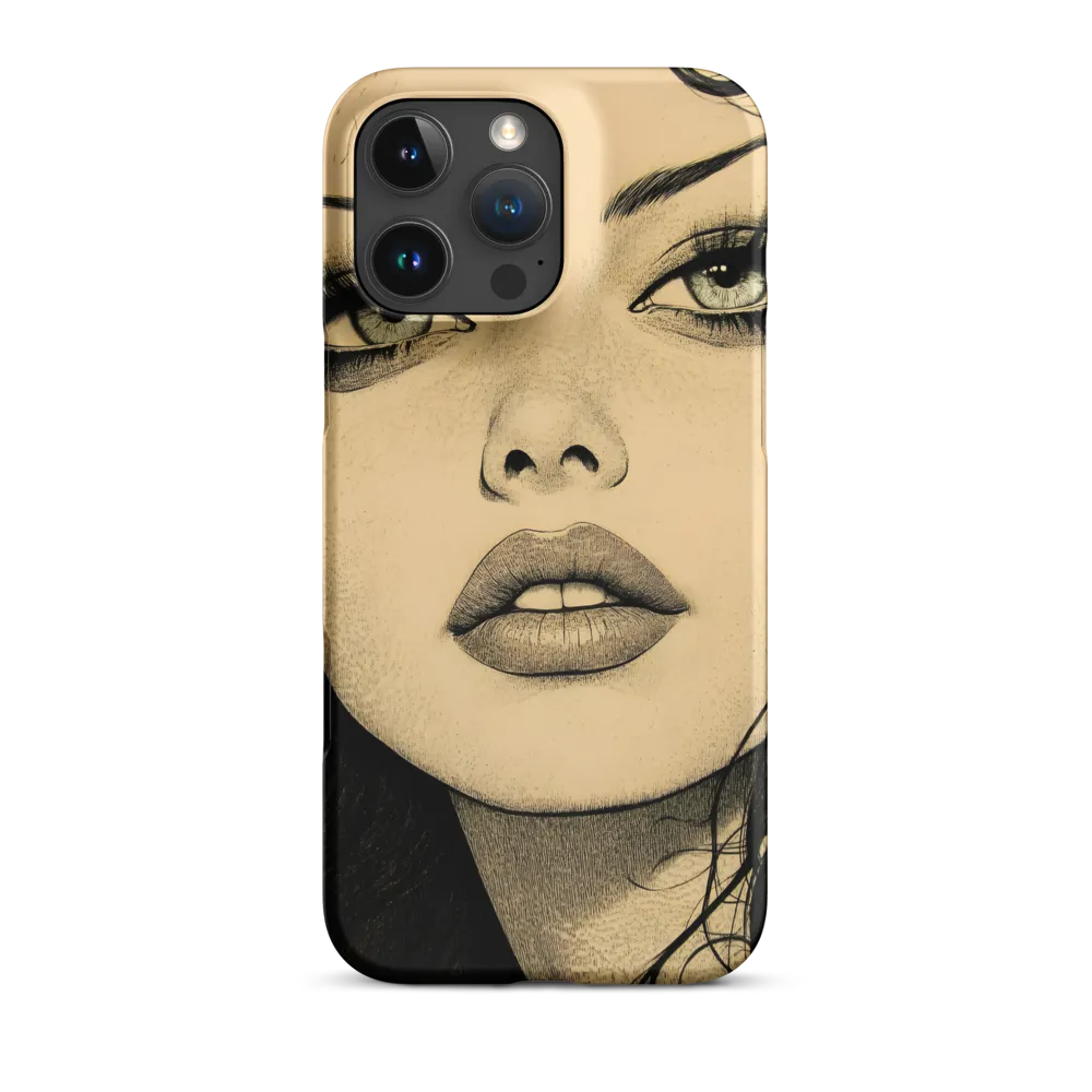 Enigmatic Gaze | Phone Case |  16 Pro Max | Snap Case | Matte