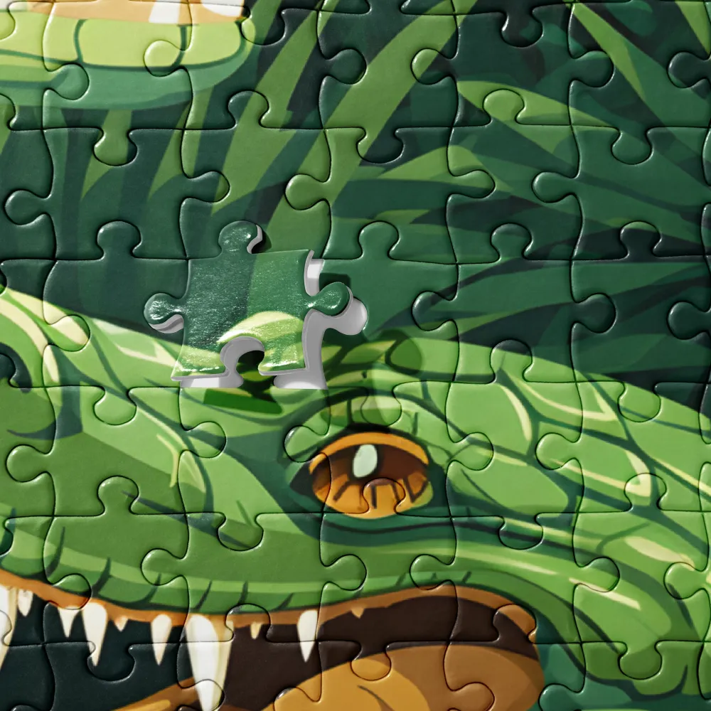 Fierce Crocodilian Medley | Jigsaw Puzzle | 520 pieces