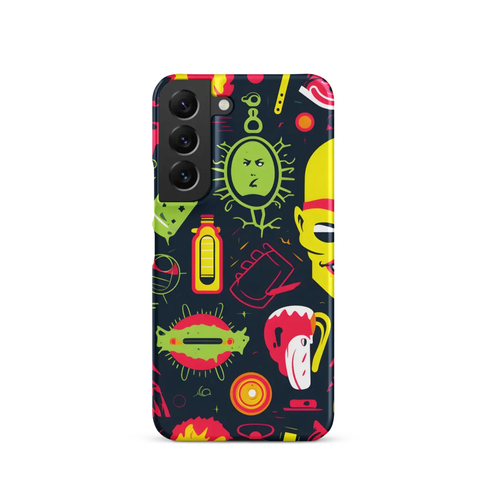 Neon Revelry: A Quirky Exploration of Modern Pop Art