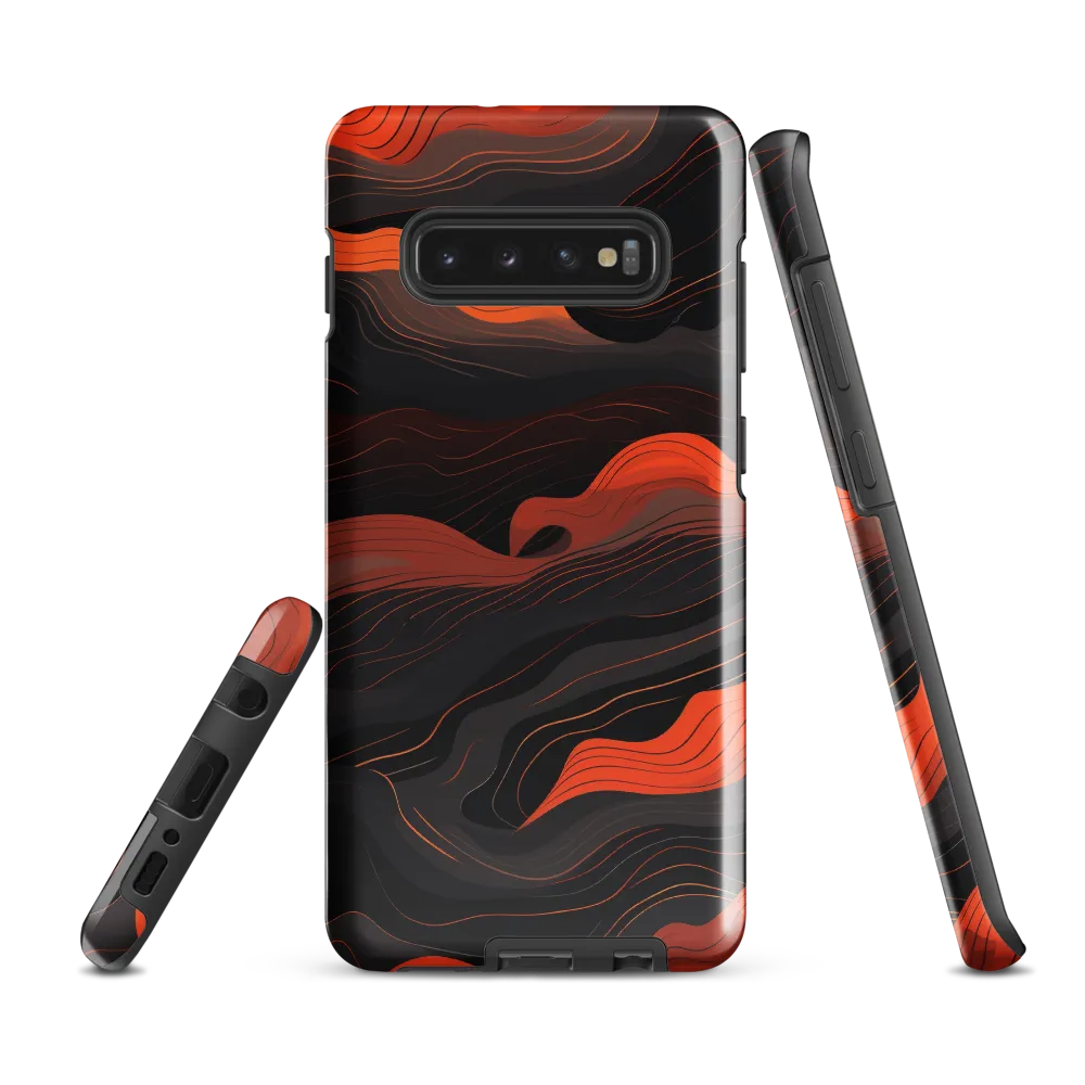 Dynamic Waves of Color | Phone Case |  S10 Plus | Tough Case | Glossy