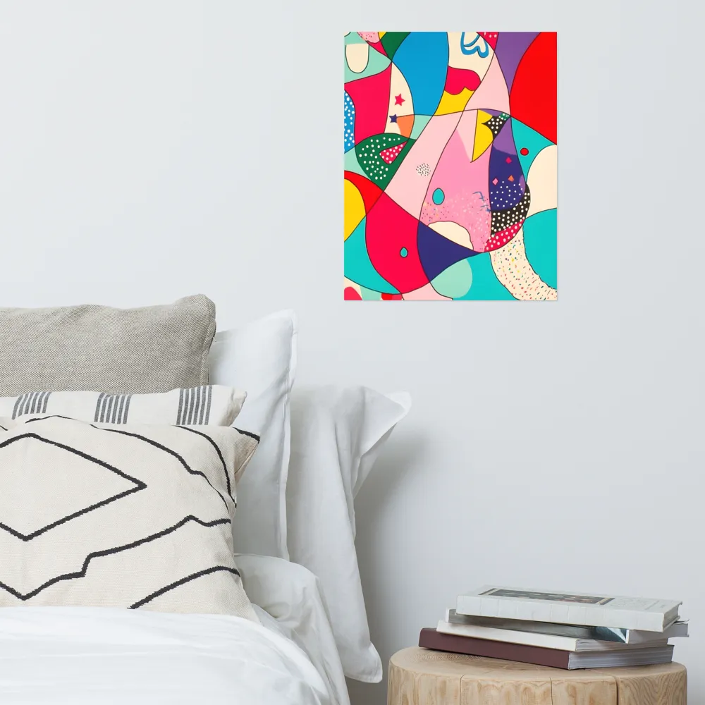 Playful Geometry in Color | Poster | 16″×20″
