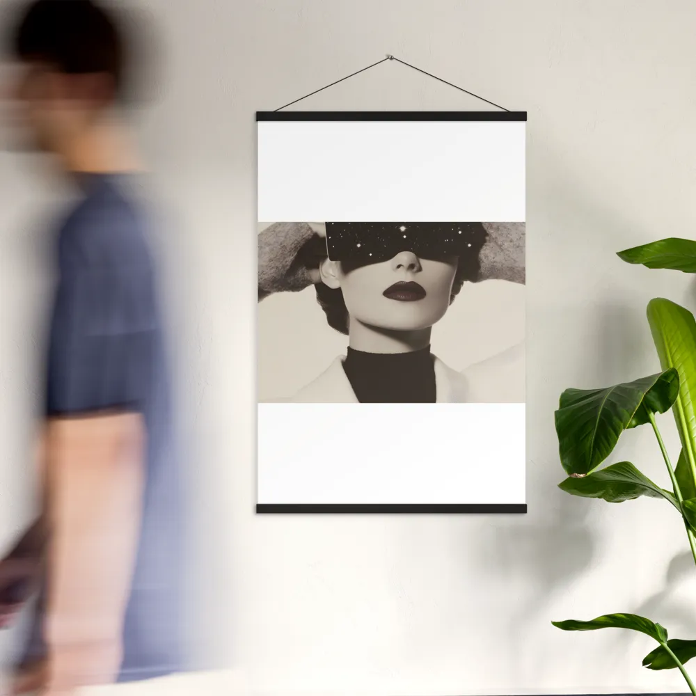 Celestial Elegance | Poster With Black Wood Hanger | 24″×36″