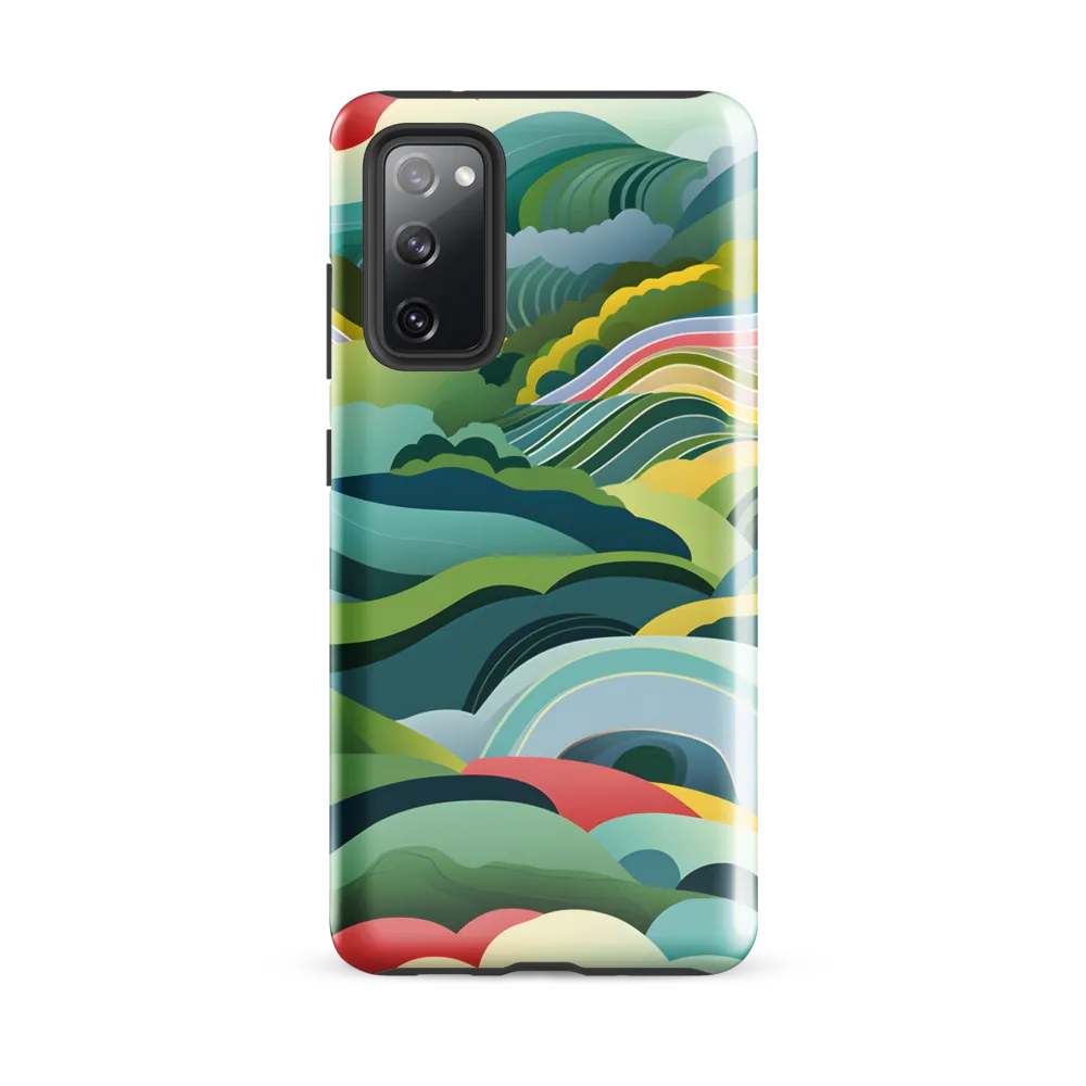 Waves of Serenity | Phone Case |  S20 FE | Tough Case | Glossy