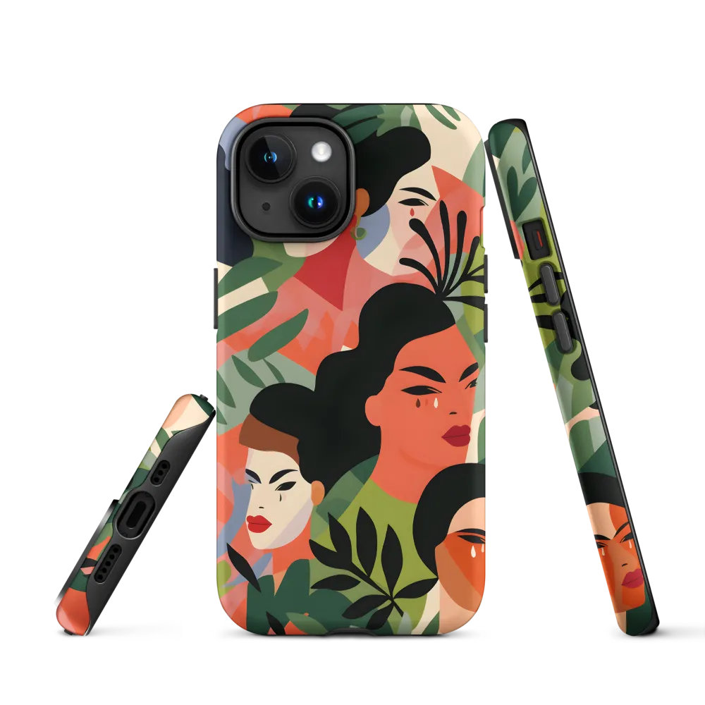 Harmony of Nature and Femininity | Phone Case |  15 | Tough Case | Matte
