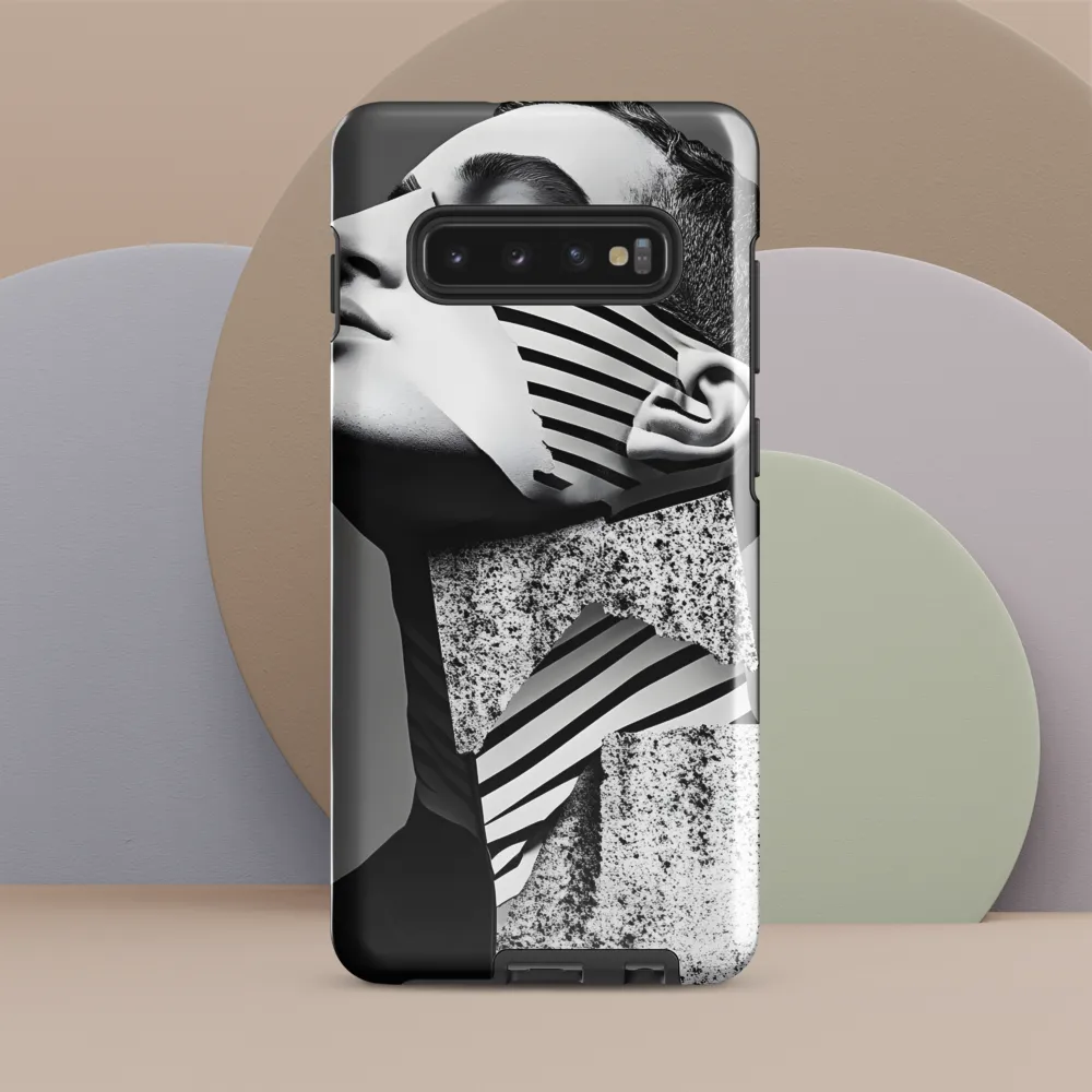 Fragmented Identity: A Surreal Exploration | Phone Case |  S10 Plus | Tough Case | Glossy