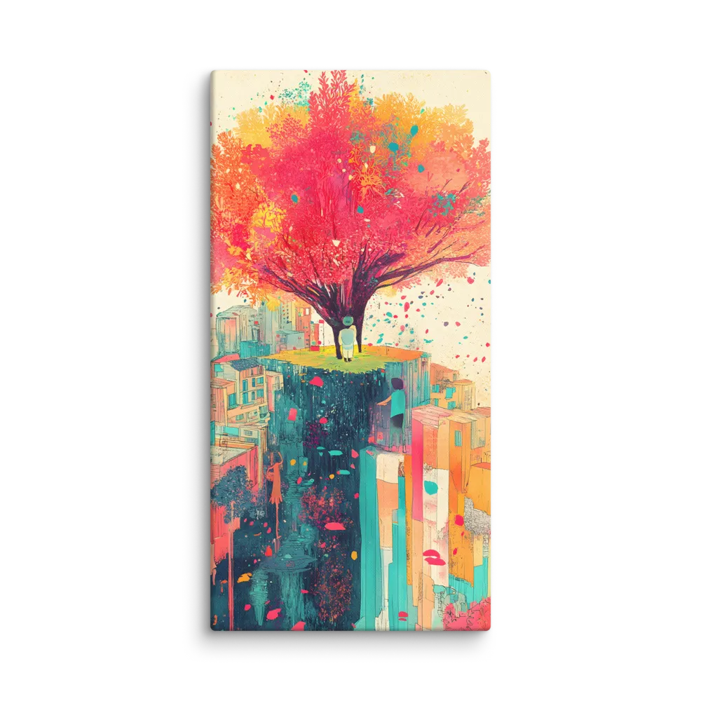 Whispers of Urban Dreams | Canvas | 30″×60″