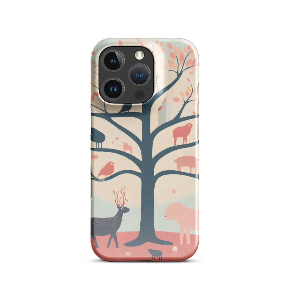 Whimsical Tree with Playful Creatures