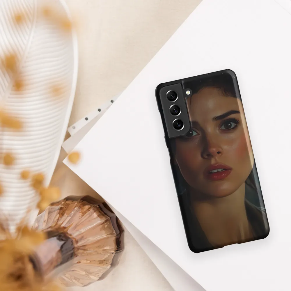 Gaze of Intensity | Phone Case |  S21 | Snap Case | Matte