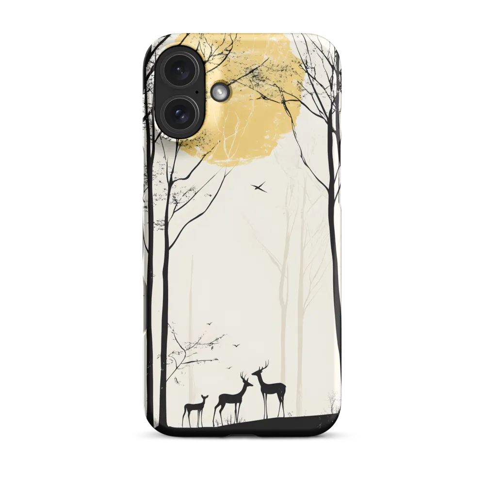 Silhouetted Serenity | Phone Case |  16 Plus | Snap Case | Matte