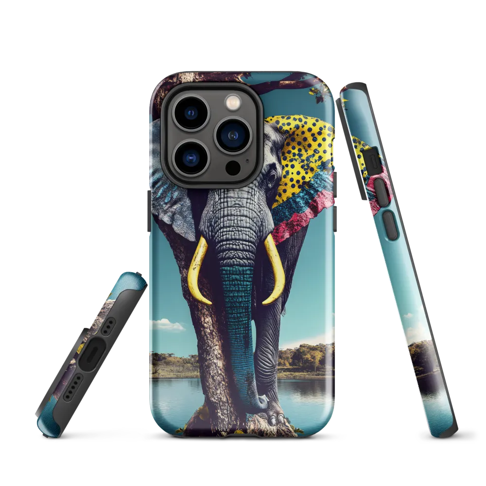 Playful Elegance: The Surreal Elephant
