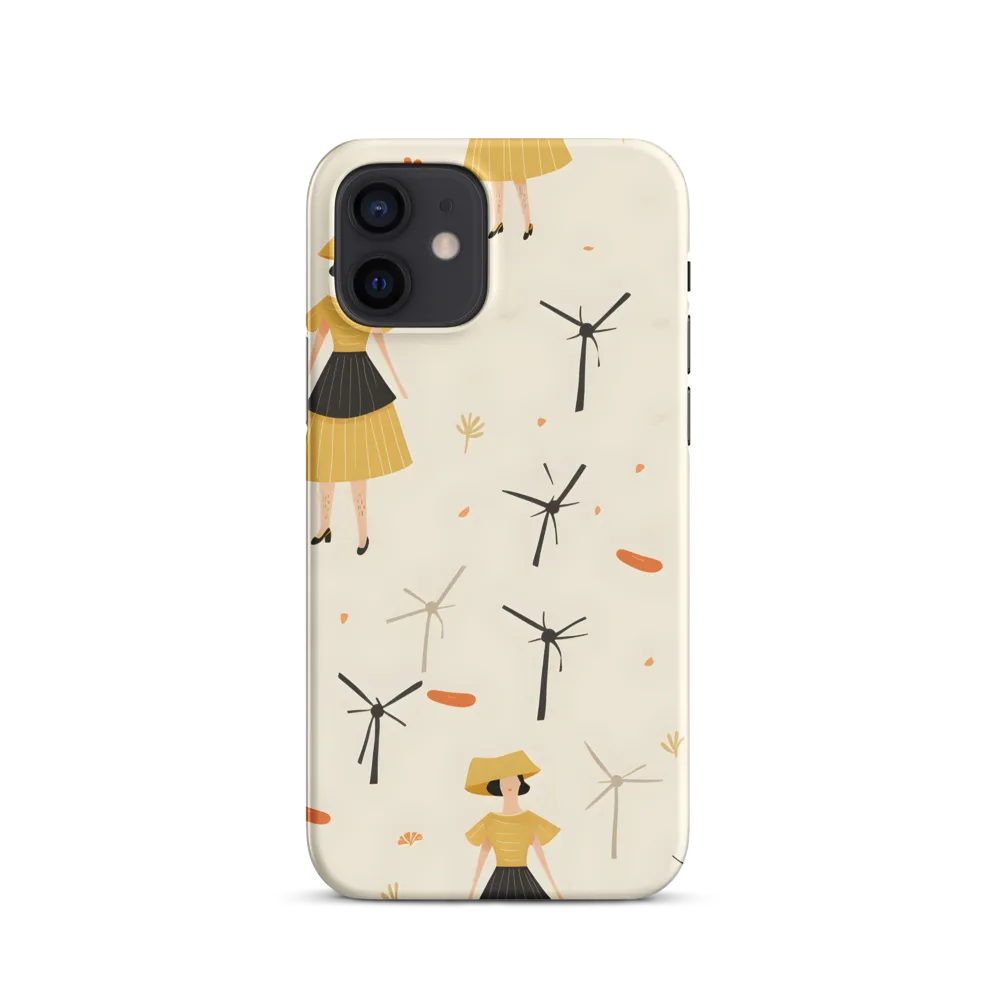 Whimsical Patterns of Nature and Femininity | Phone Case |  12 | Snap Case | Matte