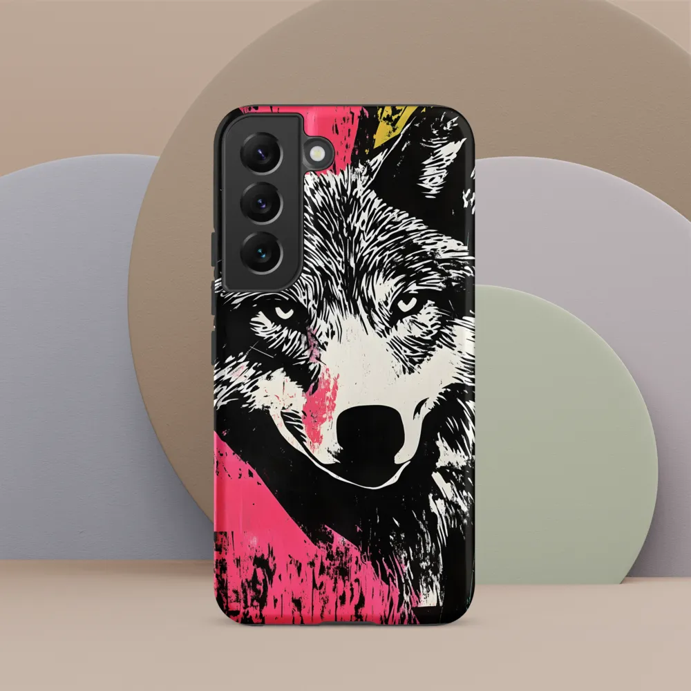 Intense Gaze of the Wolf