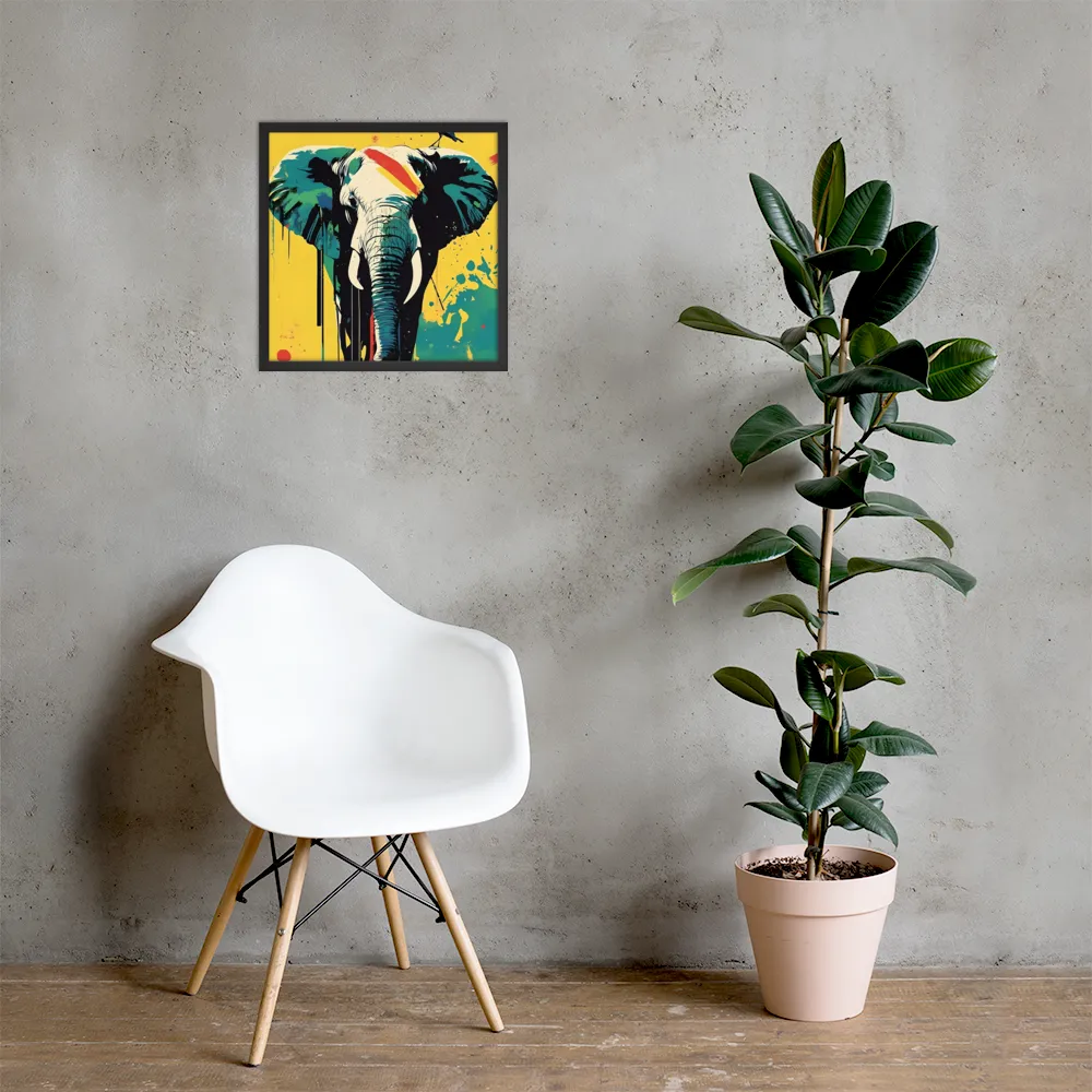 Elegance of the Wild: A Colorful Harmony