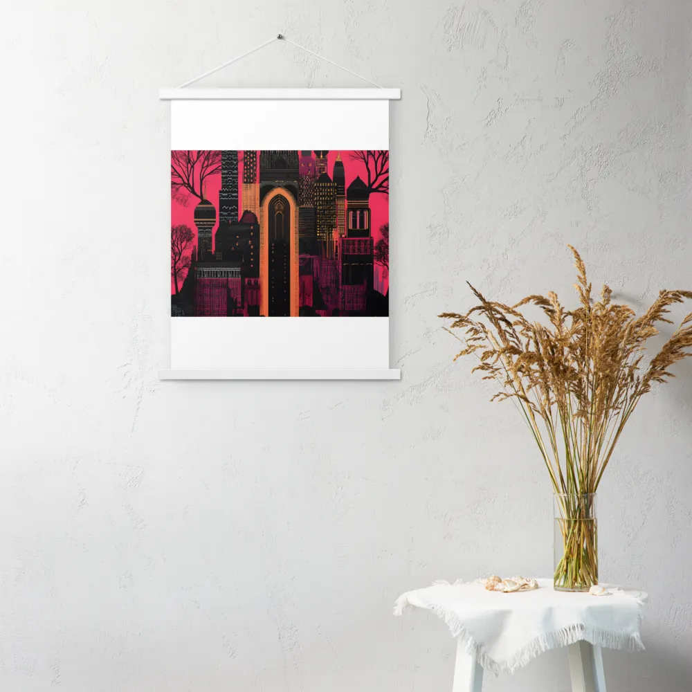 Urban Reverie | Poster With White Wood Hanger | 18″×24″