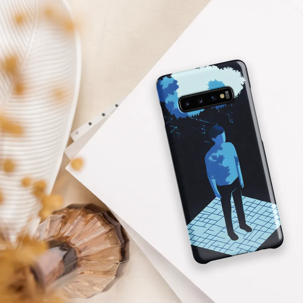 Reflections in Blue | Phone Case |  S10 Plus | Snap Case | Glossy