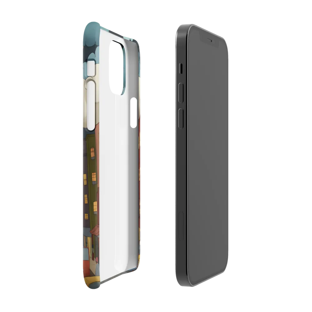 Urban Symphony: A City Awakens at Dusk | Phone Case |  12 Pro | Snap Case | Glossy