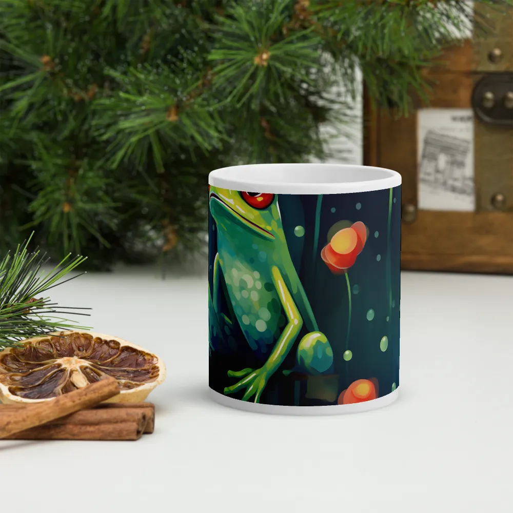 Playful Frogs in a Lush Pond | Mugs | Multiple Sizes & Colors