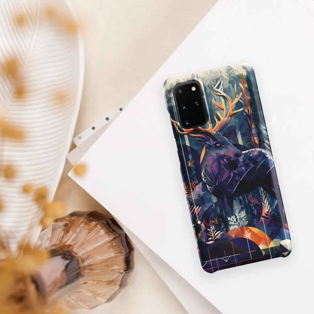 Majestic Serenity: A Geometric Forest Encounter