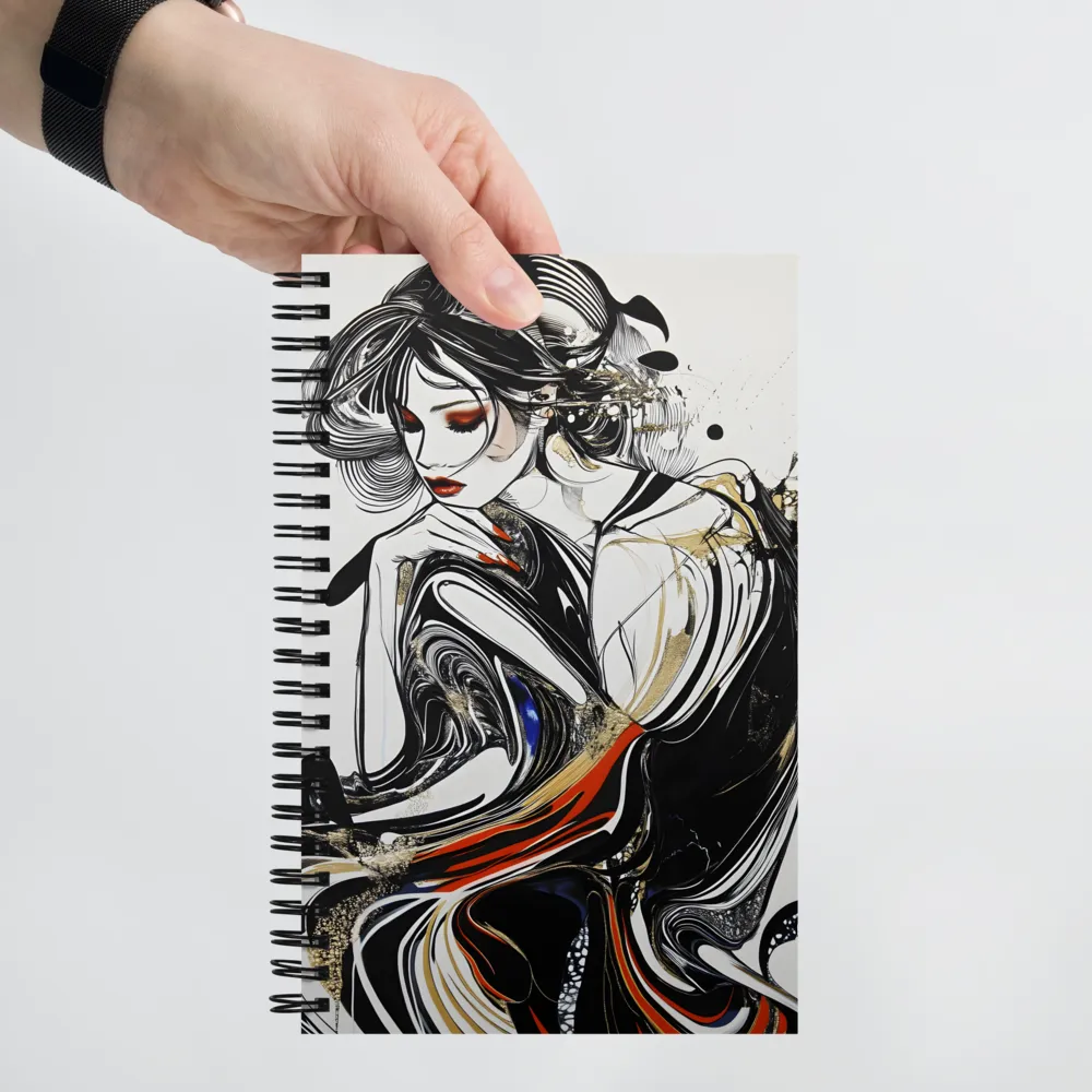 Contemplative Elegance | Spiral Notebook