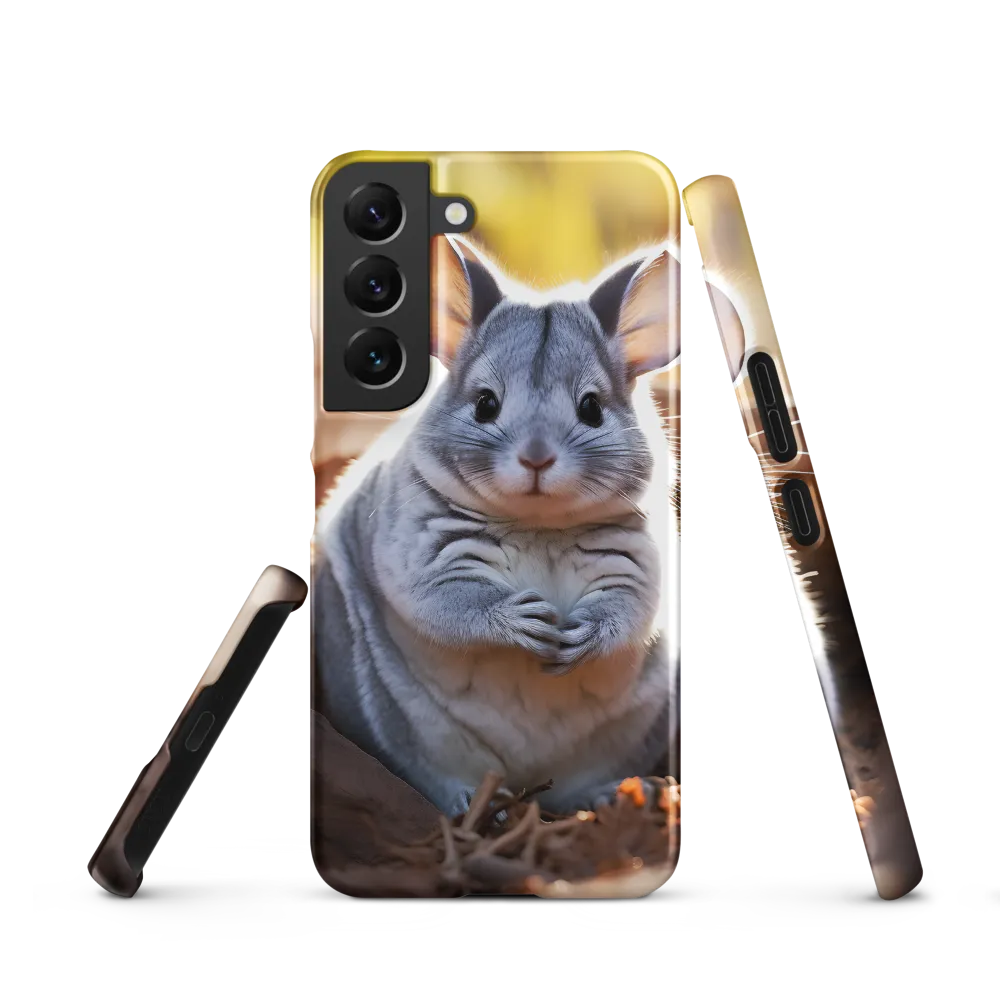 Gentle Whispers of Nature: The Chinchilla | Phone Case |  S22 | Snap Case | Matte