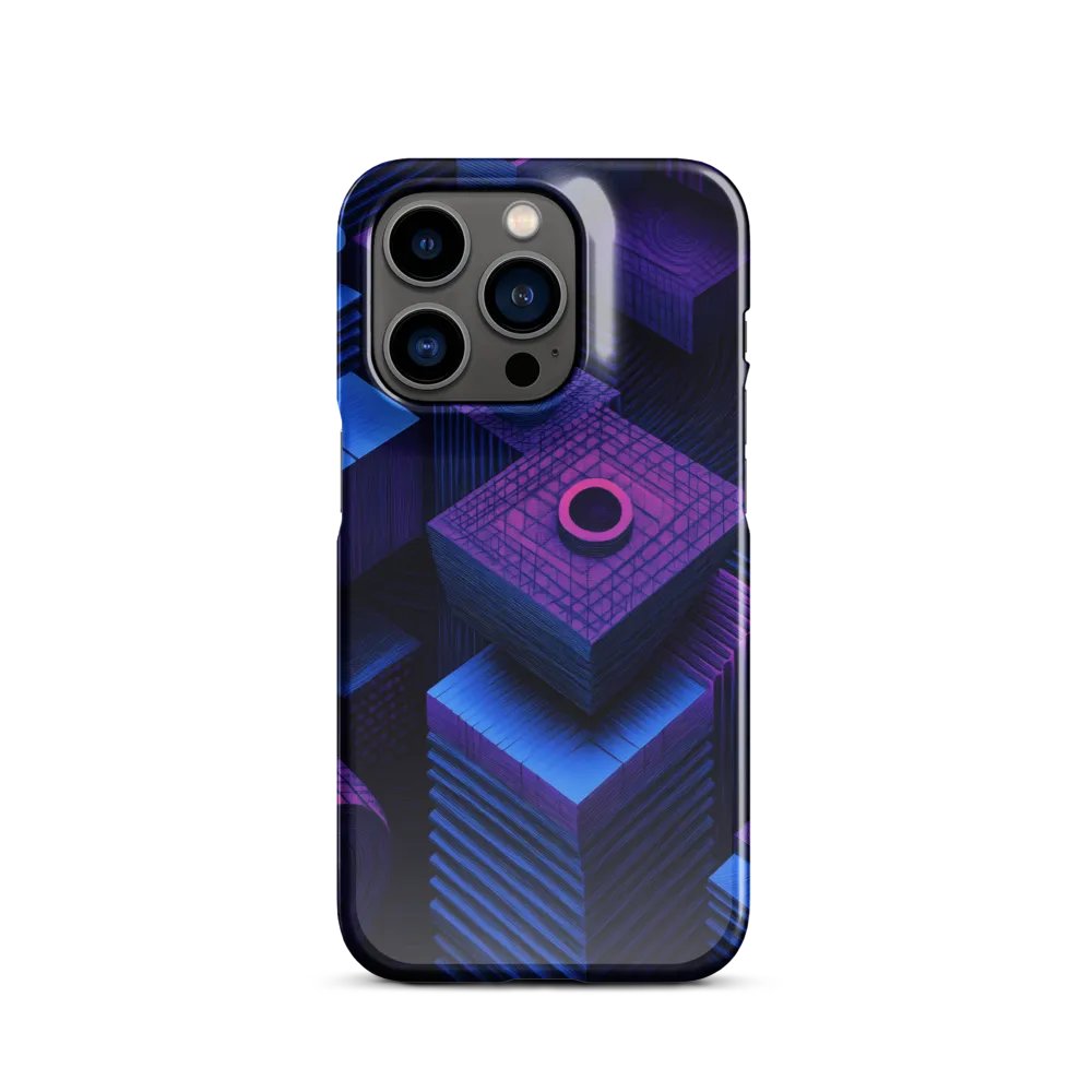 Geometric Dreams in Blue and Purple