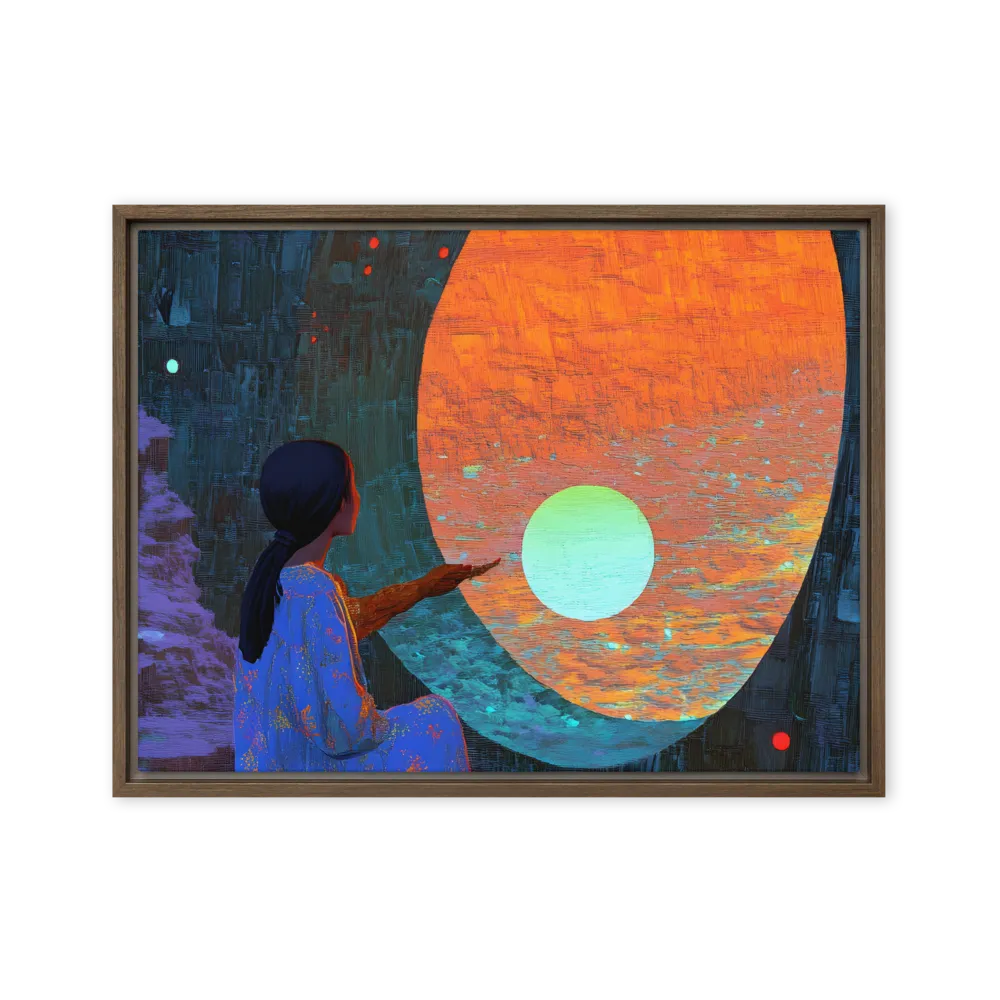 The Portal of Dreams | Canvas with Brown Frame | 18″×24″