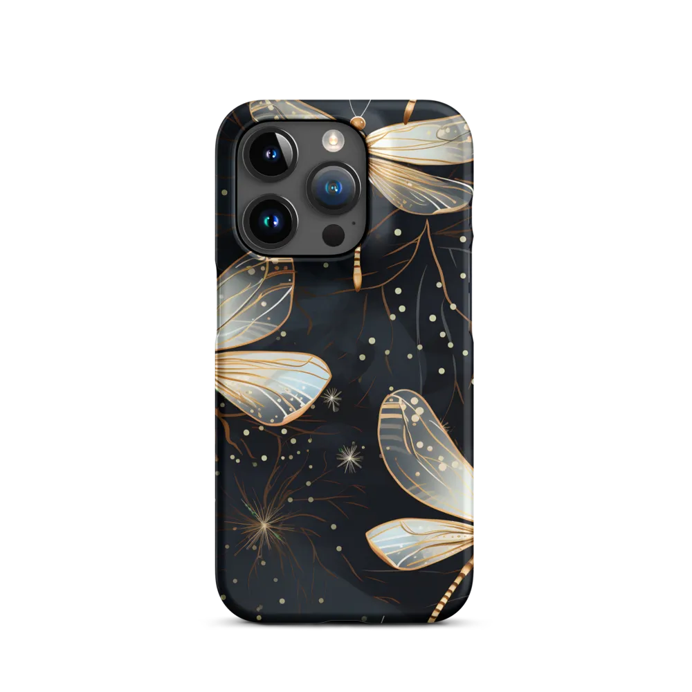Ethereal Dance: Dragonflies in a Midnight Garden
