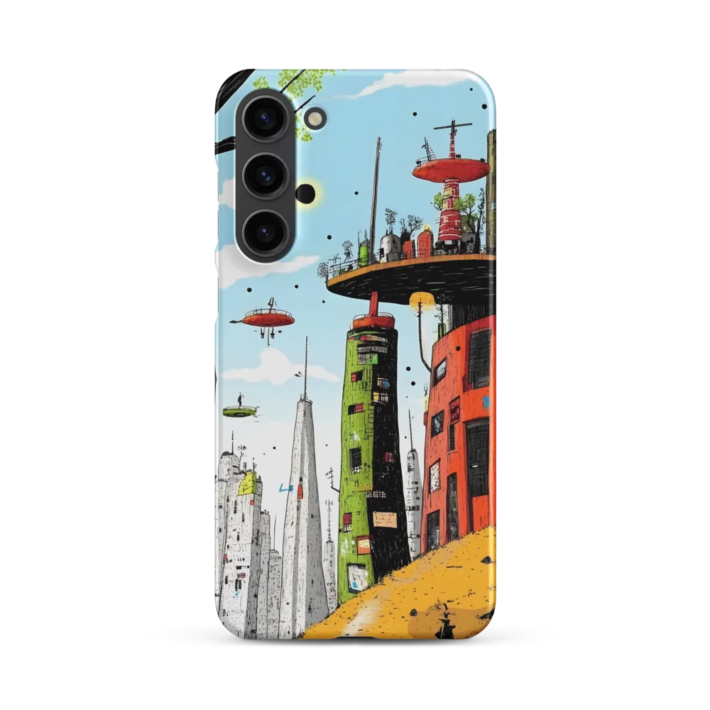 Futuristic Urban Dreamscape | Phone Case |  S23 Plus | Snap Case | Matte