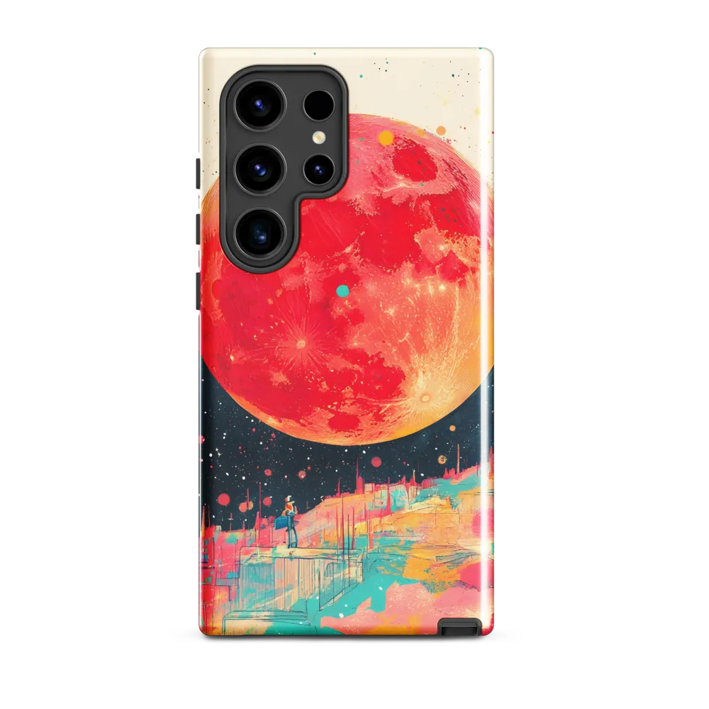 Crimson Dreams: A Lunar Exploration