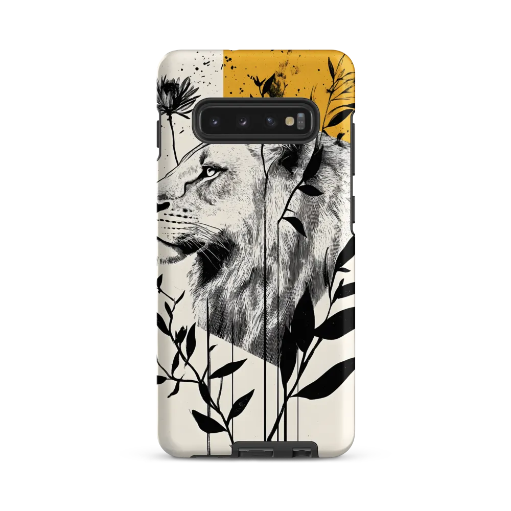Regal Serenity: The Lion and Flora