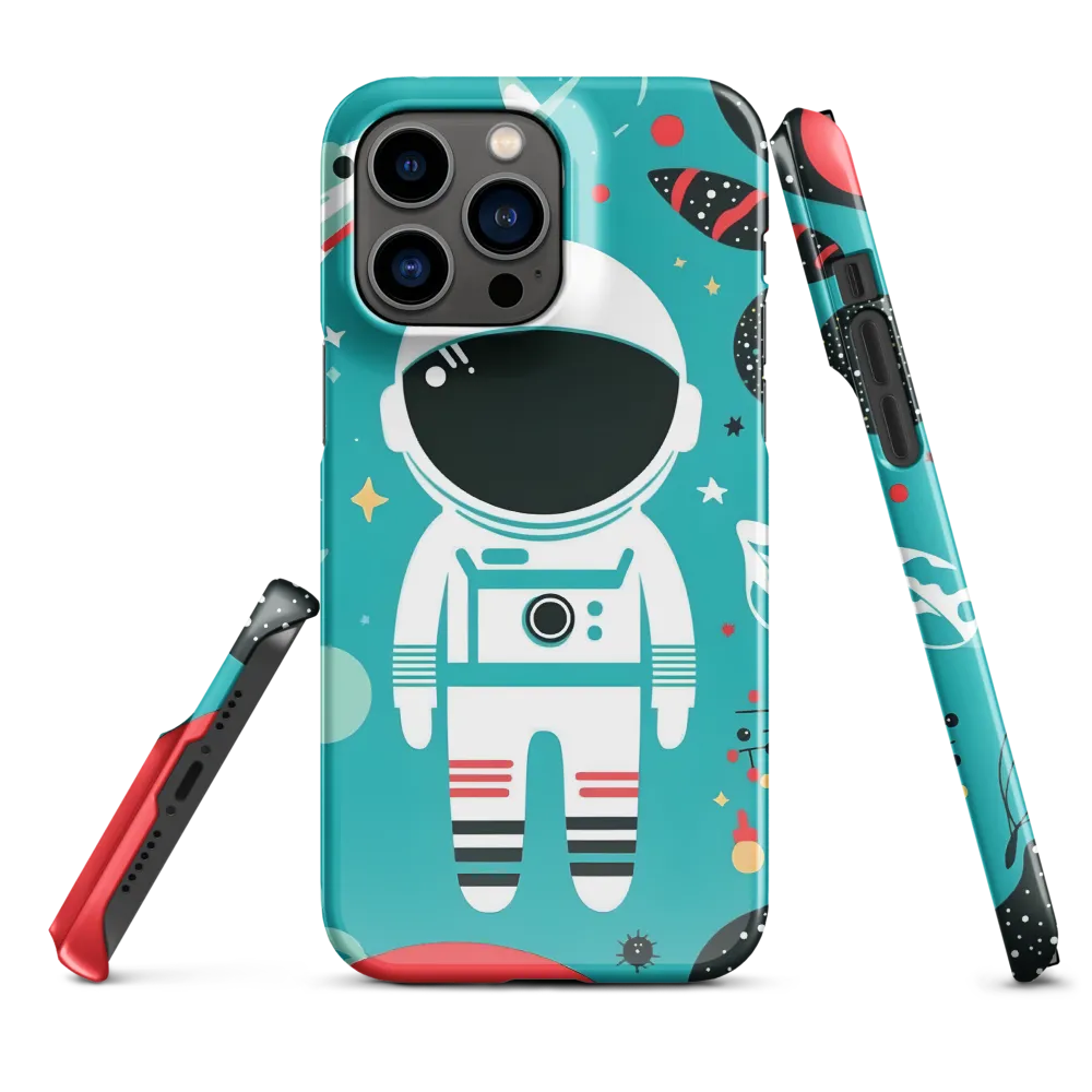 Whimsical Astronaut in Cosmic Wonderland