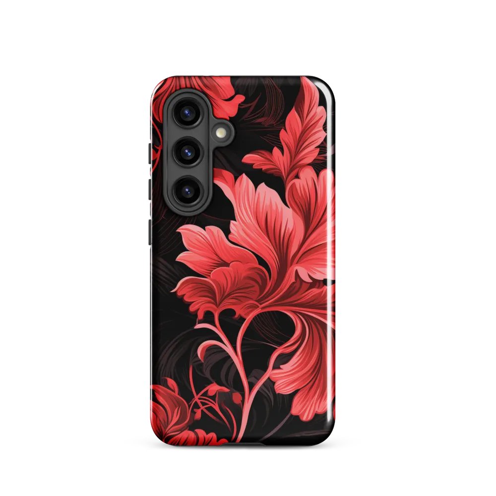 Tropical Elegance in Red