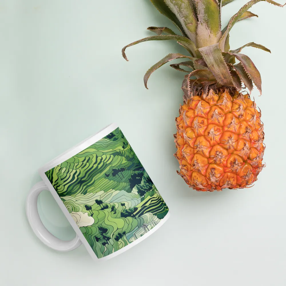 Harmony of the Lush Landscape | Mugs | Multiple Sizes & Colors