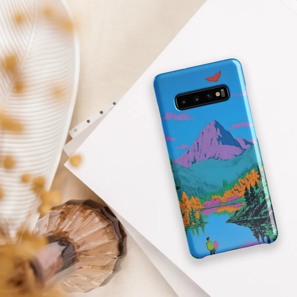 Whispers of Color: A Surreal Escape | Phone Case |  S10 Plus | Snap Case | Glossy