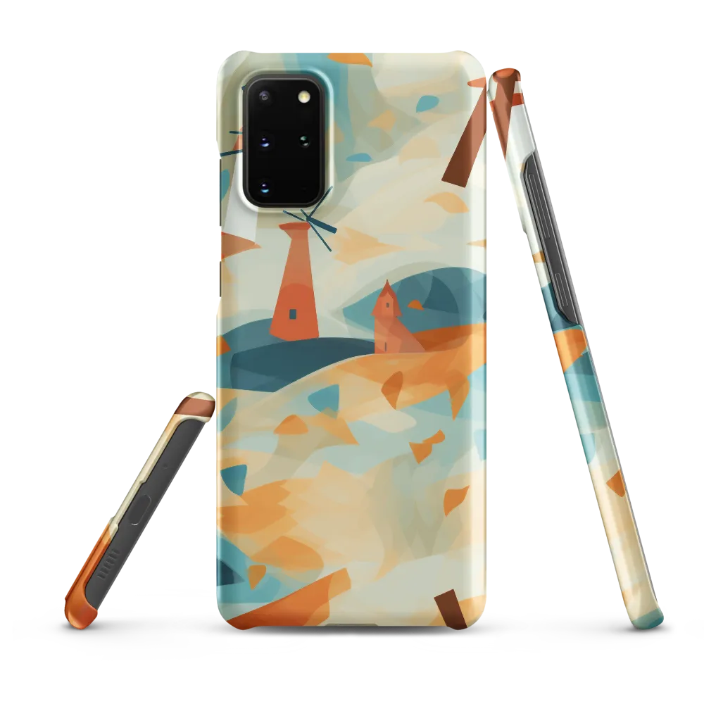 Whimsical Windmills in a Tranquil Landscape
