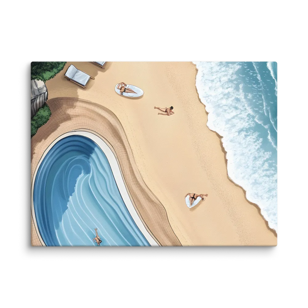 Serenity by the Shore | Canvas | 9″×12″