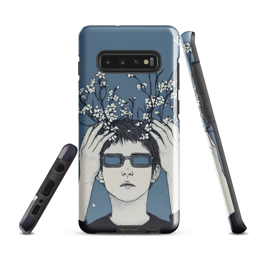 Blossoms of Contemplation | Phone Case |  S10 Plus | Tough Case | Glossy