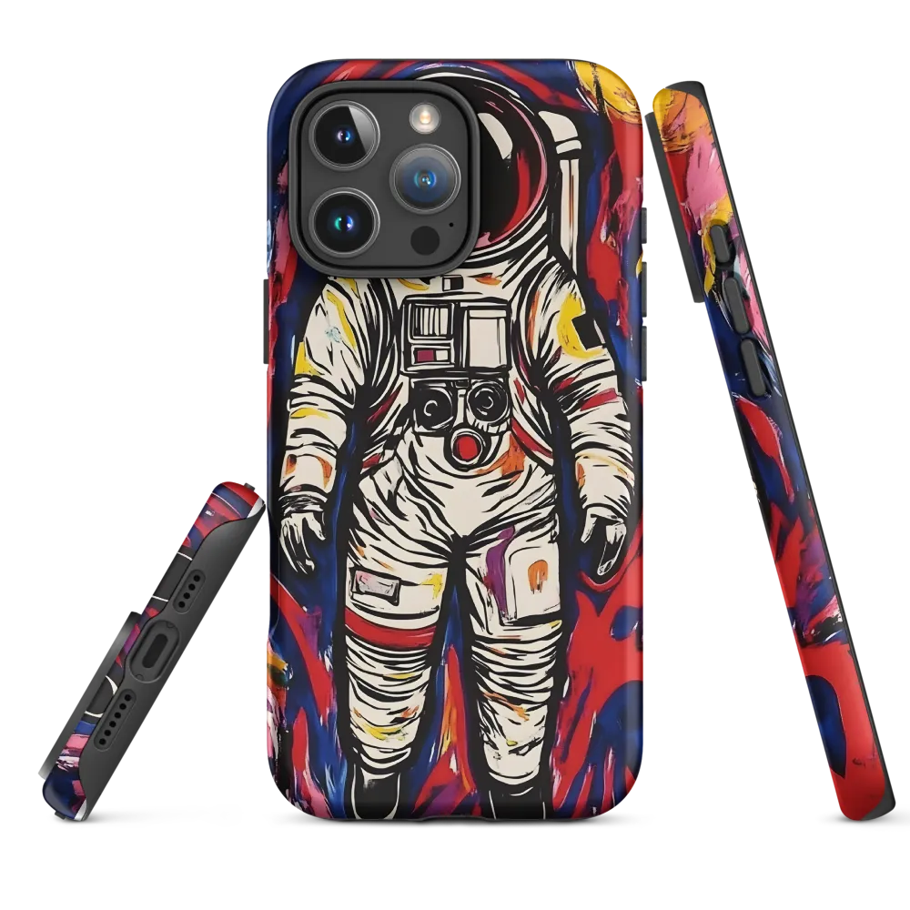 Astronaut in Chromatic Flux