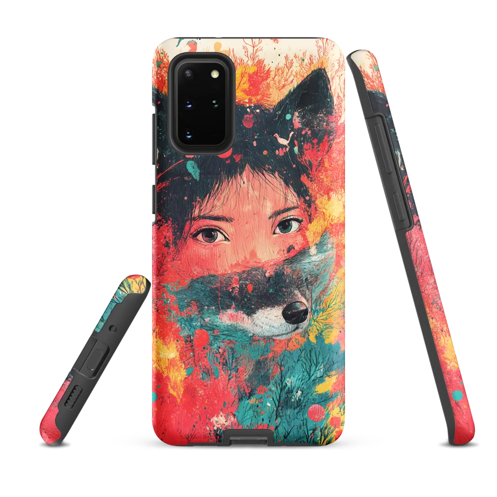 Harmony of Spirit: Girl and Wolf