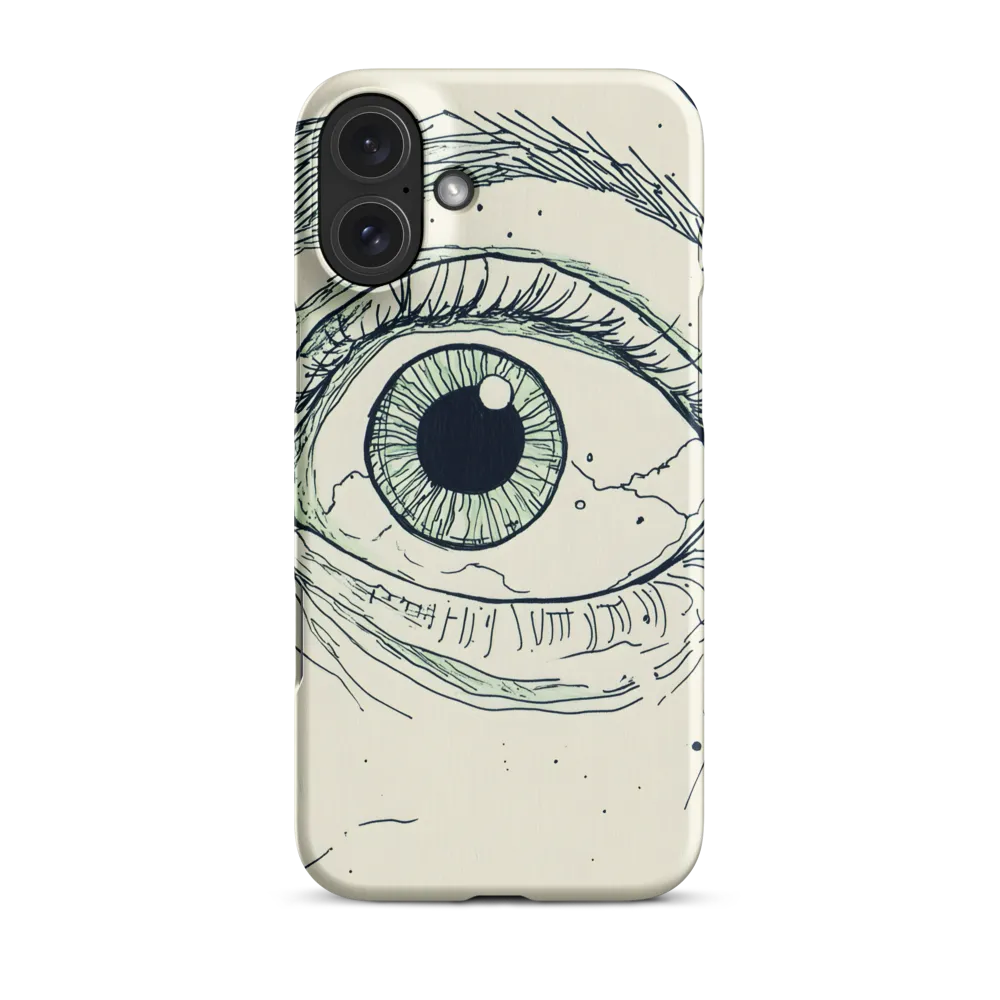 Observant Gaze | Phone Case |  16 Plus | Snap Case | Matte