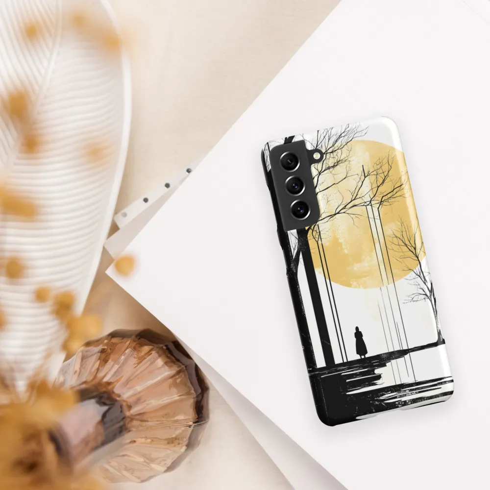 Solitude Under the Yellow Sun | Phone Case |  S21 | Snap Case | Matte