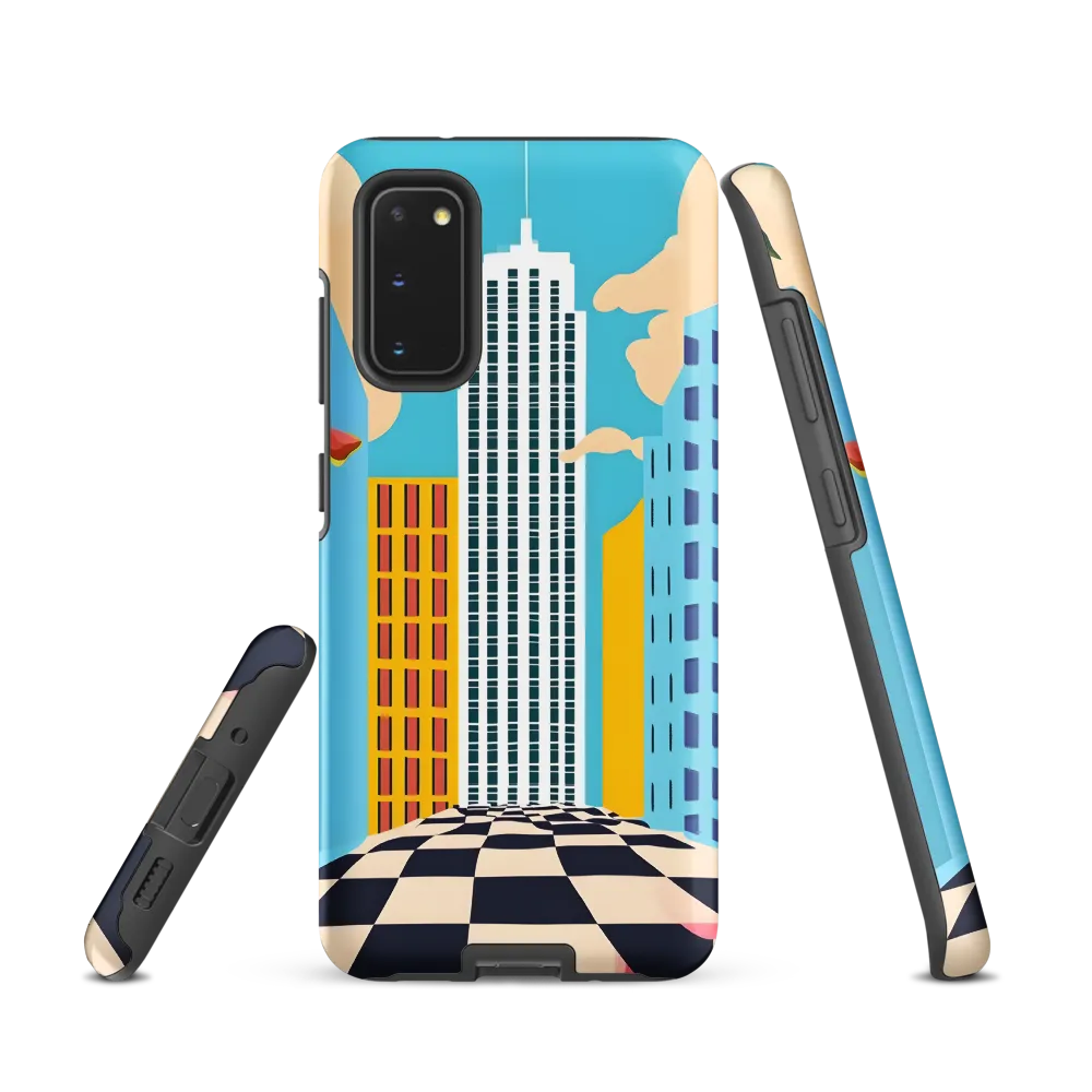 Vibrant Urban Dreamscape | Phone Case |  S20 | Tough Case | Matte