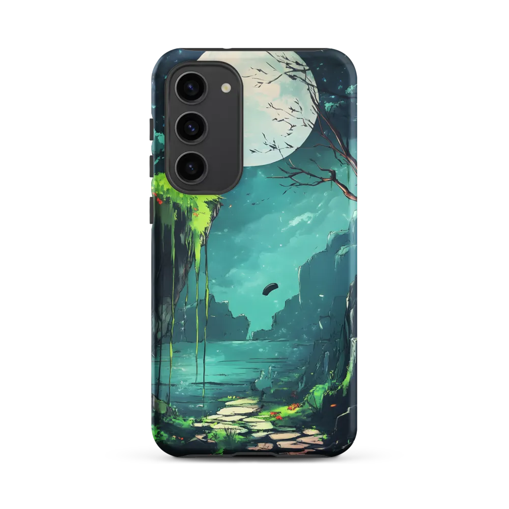 Moonlit Serenity: A Fantastical Landscape