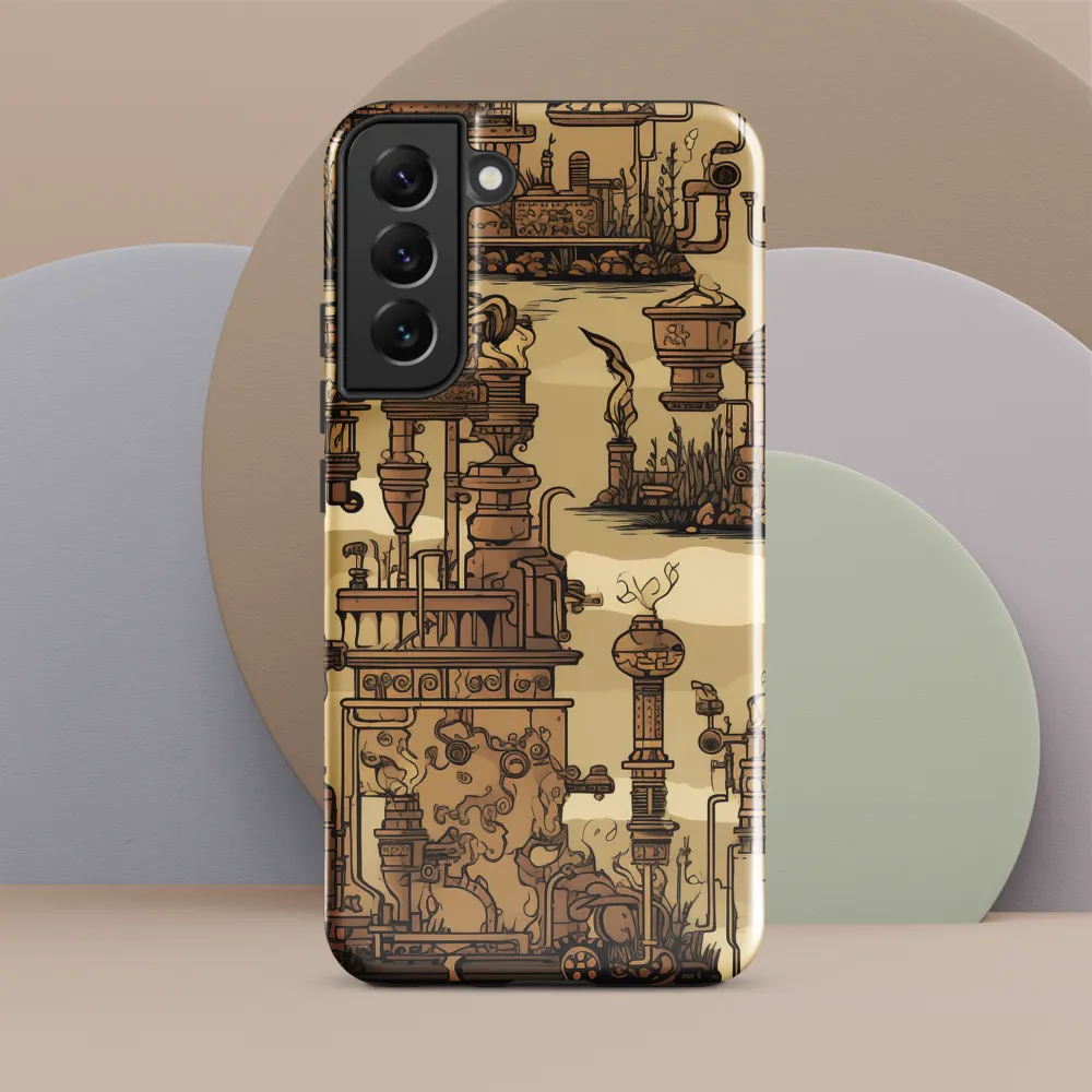 Whimsical Industrial Landscape