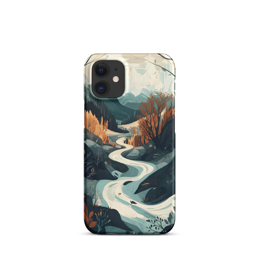 Winding Serenity: A Digital Landscape