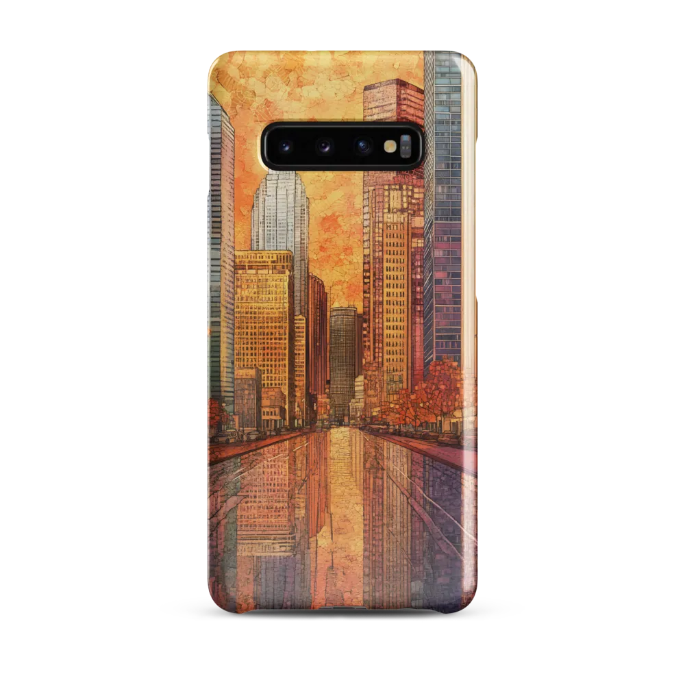 Reflections of a Vibrant City | Phone Case |  S10 Plus | Snap Case | Glossy